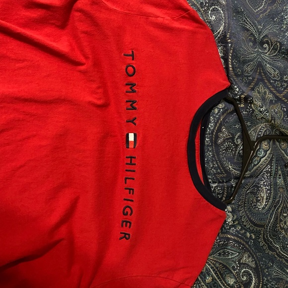 Tommy Hilfiger Red logo shirt - Picture 1 of 4